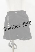 REFLEM / ガーター付ショートパンツ  ブラック H-25-06-15-062-PU-PA-KB-ZH