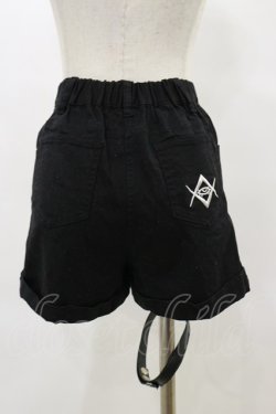 画像2: REFLEM / ガーター付ショートパンツ  ブラック H-25-06-15-062-PU-PA-KB-ZH