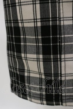 画像4: ALGONQUINS / チェックサルエルパンツ  オフ×ブラック H-25-06-15-063-AL-PA-KB-ZH