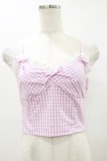 Katie / AMERICAN PIE lacy bustier  ピンク H-25-06-15-067-LO-TO-KB-ZH