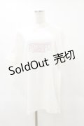 BLACK MORAL / CRACKED DISC TEE  ホワイト H-25-06-15-068-PU-TO-KB-ZH