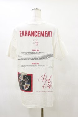 画像2: BLACK MORAL / CRACKED DISC TEE  ホワイト H-25-06-15-068-PU-TO-KB-ZH
