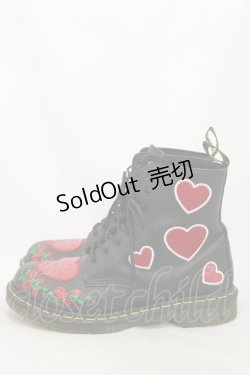 画像2: Dr.Martens （Getta Grip） / PASCAL HEARTSブーツ UK7(約26cm) ブラック H-25-06-15-001-PU-SH-KB-ZH
