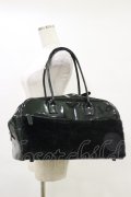 BLACK MORAL / ファーエナメルボストンBAG  ブラック H-25-06-15-007-PU-BG-KB-ZH