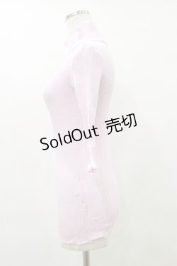 画像3: Katie / UNDER PRETTIES bottle neck 5 sleeve  ピンク H-25-06-15-069-LO-TO-KB-ZH
