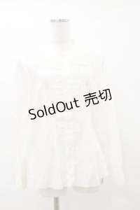 Jane Marple / Double lace collar blouse  ホワイト H-25-06-15-071-JM-BL-KB-ZH