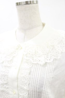画像4: Jane Marple / Double lace collar blouse  ホワイト H-25-06-15-071-JM-BL-KB-ZH