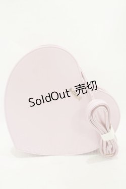 画像1: MILK / HeartショルダーBAG  ピンク H-25-06-15-074-ML-BG-KB-ZH