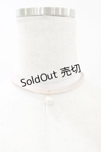 MILK / レザーパールチョーカー  ピンク H-25-06-15-076-ML-AC-KB-ZH