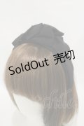 Jane Marple Dans Le Salon / グログランカチューシャ  ブラック H-25-06-15-077-JM-AC-KB-ZH