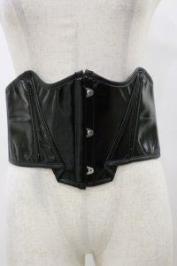 PUNK RAVE / ショートコルセット  ブラック H-25-06-15-080-PU-ZA-KB-ZH