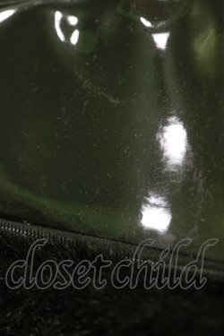 画像4: BLACK MORAL / ファーエナメルボストンBAG  ブラック H-25-06-15-007-PU-BG-KB-ZH