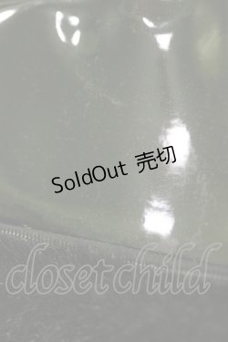 画像4: BLACK MORAL / ファーエナメルボストンBAG  ブラック H-25-06-15-007-PU-BG-KB-ZH