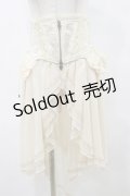 OZZ ANGELO / 刺繍2Wayオーバーコルセット  アイボリー H-25-06-15-081-OO-ZA-KB-ZH