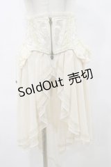 OZZ ANGELO / 刺繍2Wayオーバーコルセット  アイボリー H-25-06-15-081-OO-ZA-KB-ZH