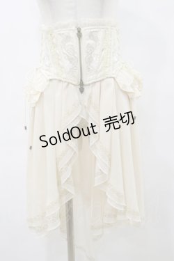 画像1: OZZ ANGELO / 刺繍2Wayオーバーコルセット  アイボリー H-25-06-15-081-OO-ZA-KB-ZH