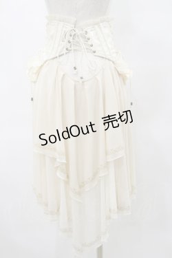 画像2: OZZ ANGELO / 刺繍2Wayオーバーコルセット  アイボリー H-25-06-15-081-OO-ZA-KB-ZH