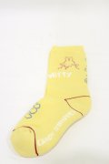 Candy Stripper / MIFFY SOCKS  YELLOW H-25-06-15-016-PU-ZA-KB-ZH