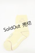 Candy Stripper / MIFFY SOCKS  YELLOW H-25-06-15-016-PU-ZA-KB-ZH
