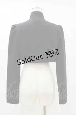画像2: Sheglit / "Earl Grey"クラシカルボレロ M 黒 H-25-06-15-029-EL-TO-KB-ZH