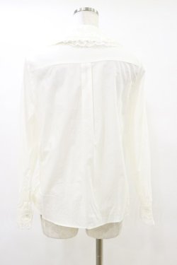 画像2: Jane Marple / Triple lace collar bow ribbon blouse  オフホワイト H-25-06-15-036-JM-BL-KB-ZH