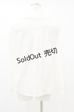 画像2: Jane Marple / Triple lace collar bow ribbon blouse  オフホワイト H-25-06-15-036-JM-BL-KB-ZH
