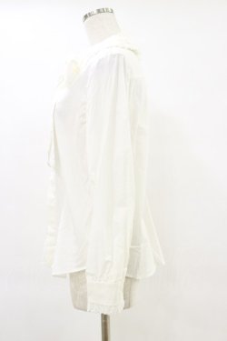 画像3: Jane Marple / Triple lace collar bow ribbon blouse  オフホワイト H-25-06-15-036-JM-BL-KB-ZH