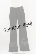 BPN FOR MEN / アシメベルトパンツ  ブラック H-25-06-15-039-GO-PA-KB-ZH