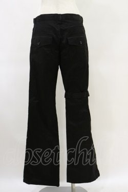 画像2: BPN FOR MEN / アシメベルトパンツ  ブラック H-25-06-15-039-GO-PA-KB-ZH