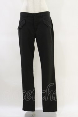 画像1: BPN FOR MEN / コウモリ風ポケットパンツ  ブラック H-25-06-15-040-GO-PA-KB-ZH