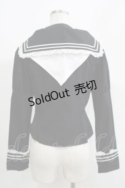 画像3: metamorphose / セーラーブラウス Free ブラック H-25-06-16-040-ME-BL-NS-ZH
