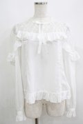 Angelic Pretty / Lacy Frillブラウス Free オフ H-25-06-16-044-AP-BL-NS-ZH