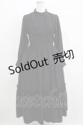 F&A / フロントピンタックロングティアードワンピース Free BLACK H-25-06-16-005-LO-OP-NS-ZH
