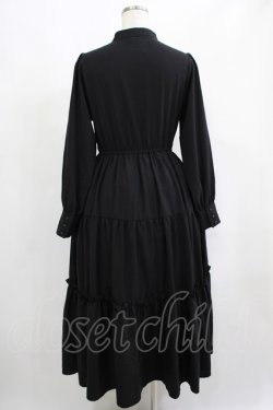 画像3: F&A / フロントピンタックロングティアードワンピース Free BLACK H-25-06-16-005-LO-OP-NS-ZH