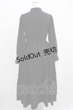 画像3: F&A / フロントピンタックロングティアードワンピース Free BLACK H-25-06-16-005-LO-OP-NS-ZH