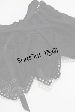 画像2: BABY,THE STARS SHINE BRIGHT / トランプレースのお袖とめ  ブラック H-25-06-16-055-BA-ZA-NS-ZH