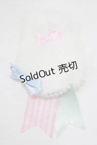 Angelic Pretty / マシュマロバニーブローチ  オフ H-25-06-16-057-AP-AC-NS-ZH