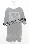 HELL CAT PUNKS / メッシュ切替カットソー  黒 H-25-06-16-1040-PU-TO-KB-ZH