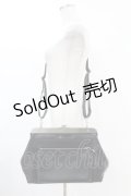 Jean Paul GAULTIER / メタルプレートがま口ショルダーバッグ  ブラック H-25-06-16-1006-GO-BG-KB-ZH