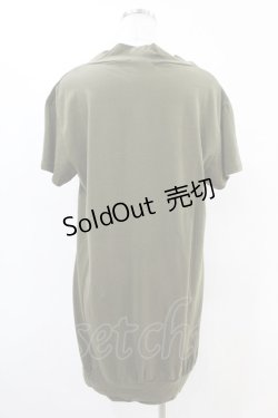 画像2: ALGONQUINS / チュニックカットソー  カーキ H-25-06-16-1043-AL-TO-KB-ZH