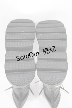 画像3: NieR Clothing / 厚底ブーツ EU39(約24.5cm) ブラック H-25-06-16-1001-PU-SH-KB-ZT88
