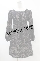MILK / Michelle DRESS  ブラック H-25-06-16-1013-ML-OP-KB-ZT342