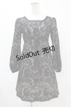 画像1: MILK / Michelle DRESS  ブラック H-25-06-16-1013-ML-OP-KB-ZT342