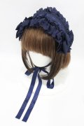 Vallee lys / Lace Enchantment Headdress  ネイビー H-25-06-16-1002-0-AC-KB-ZH