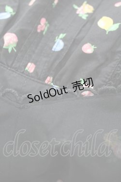 画像4: Emily Temple cute / 小花＆フルーツワンピース  クロ H-25-06-16-1016-ET-OP-KB-ZH