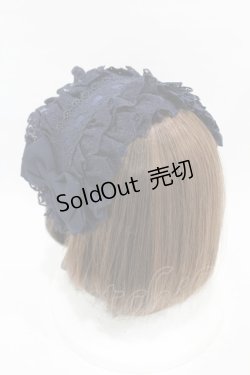 画像2: Vallee lys / Lace Enchantment Headdress  ネイビー H-25-06-16-1002-0-AC-KB-ZH