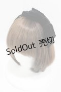 Jane Marple / 別珍リボンカチューシャ  クロ H-25-06-16-1003-JM-AC-KB-ZH