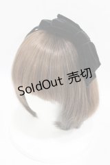 Jane Marple / 別珍リボンカチューシャ  クロ H-25-06-16-1003-JM-AC-KB-ZH