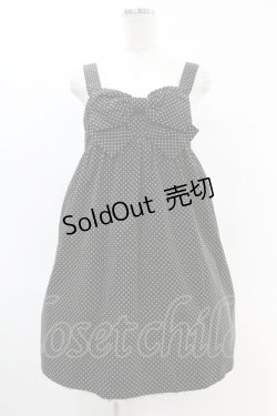 画像1: MILK / プチドットdress  ブラック H-25-06-16-1028-ML-OP-KB-ZT
