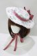 画像1: Kurumi Collaboration / 花柄ヘッドドレス  オフ H-25-06-16-061-GO-AC-NS-ZH (1)